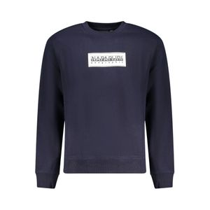 Napapijri Blue Cotton Men's Sweatshirt for men