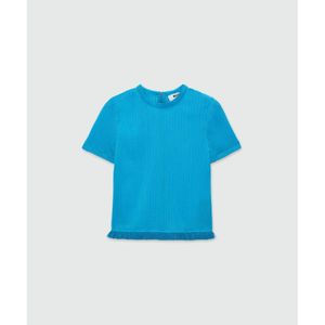 MSGM Blue Polyester Blouse