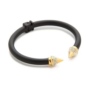 Vita Fede Black Mini Titan Two Tone Crystal Bracelet
