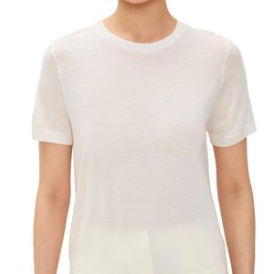Theory White Basic Tee