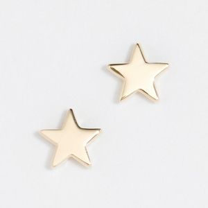 Jennifer Meyer Metallic Mini Star Stud Earrings