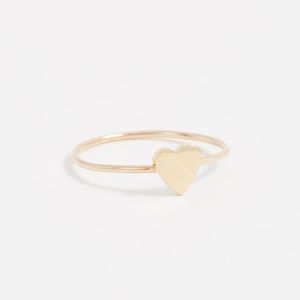 Jennifer Meyer Metallic Mini Heart Ring