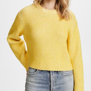 Protagonist Yellow Melange Rib Sweater