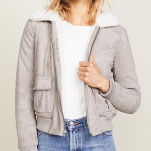 Cupcakes And Cashmere Ira Reversable Bomber Jacket