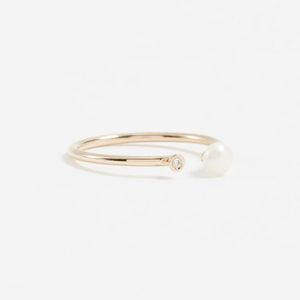 Ariel Gordon Metallic Pearl & Diamond Ring