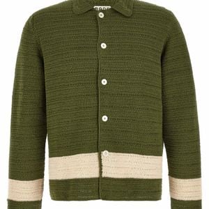 Bode Green Cotton Blouse for men