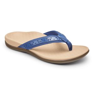 Vionic Blue Casandra Leather Sandals