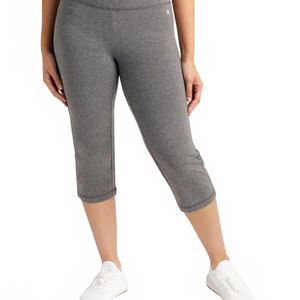 Danskin Gray Everyday Basic Capri Pants
