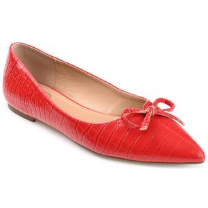 Journee Collection Red Collection Devalyn Flat
