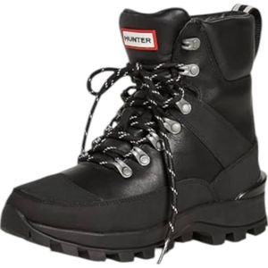 Hunter Black Commando Boots