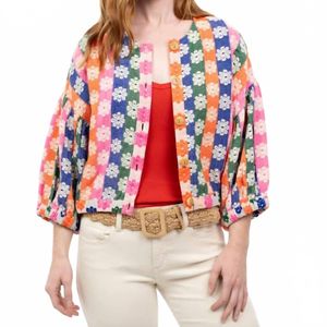 Ivy Jane Red Daisy Jacket