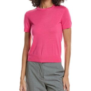 Theory Pink Basic Sweater