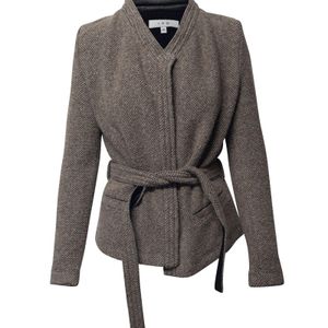 IRO Gray Awa Wrap Jacket