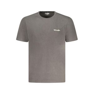Wrangler Grey Cotton T-Shirt for men