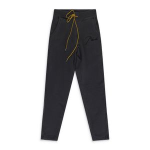 Rhude Black Script Logo Sweatpants for men