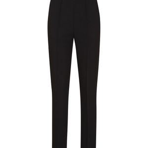 Philipp Plein Black Crepe Basic Cigarette Trousers