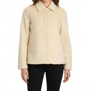 Tulle Natural Hidden Placket Jacket