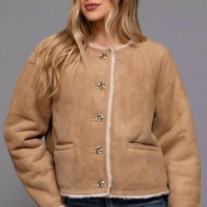 Active Basic Blue Vista Button Down Jacket