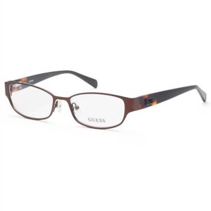 Guess Brown 52Mm Rectangular Glasses