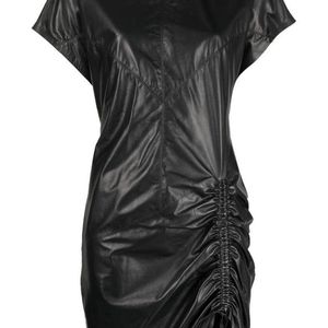 Isabel Marant Black Adelissa Leather Dress