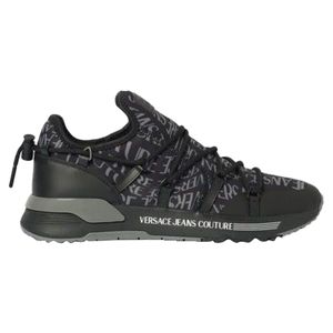 Versace Black Liquify Logo Dynamic Trainer for men