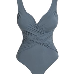 MAGISCULPT Blue French Illusion Swimsuit
