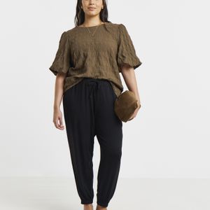 JD Williams Black Simply Be Jersey Balloon Trouser