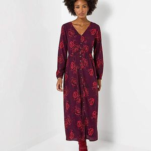 Joe Browns Red Petite Button Maxi Dress