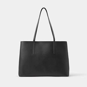 Accessorize Black Lee Laptop Tote Bag