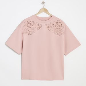 Simply Be Pink Cut Work Top