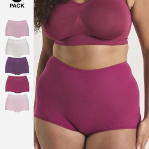 Pretty Secrets Red 5 Pack Comfort Shorts