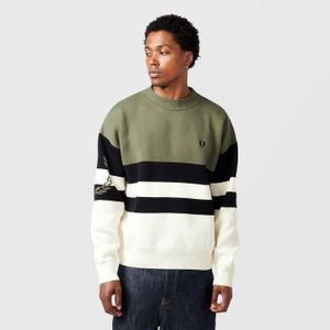 Fred Perry Black Tipped Graphic Jumper for men