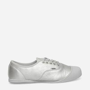 Vans White Authentic Prima Sneakers Silver Metallic for men