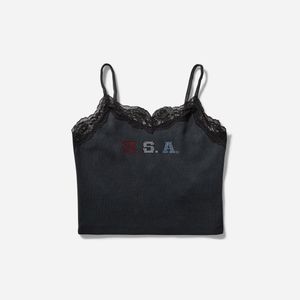 Guess Black Women S Lace Cami Washed Out