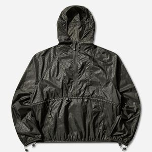 The North Face Black Women S Cecilie Bahnsen Marlowe Pullover Wind Jacket Forest Night