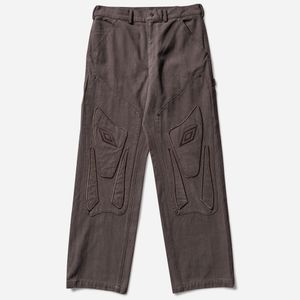 Umbro Grey Shinguard Canvas Pants Black Olive for men