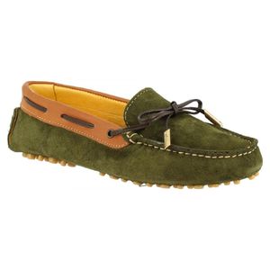 Leonardo Shoes Bootschoenen 507 Camoscio Bosco in het Groen
