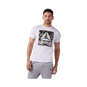 Camo Delta Speedwic hommes T-shirt en blanc Reebok pour homme