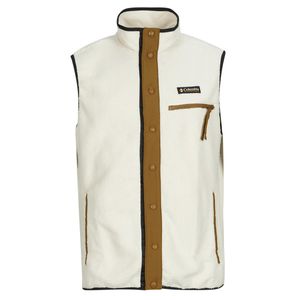 Columbia White Fleece Jacket Helvetia Ii Vest for men