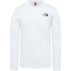 The North Face T-shirt Lange Mouw Nf0a2tx1fn41 in het Wit voor heren