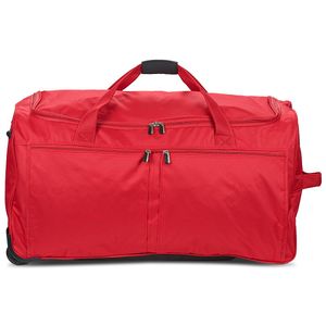 David Jones Red Soft Suitcase