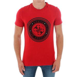 Camiseta M94I54J1300 TLRD Guess de hombre de color Rojo
