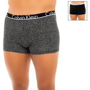 Calvin Klein Boxers Pack-2 Boxer Rétro Calvin Klein in het Zwart voor heren