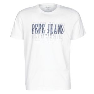 Pepe Jeans T-shirt Korte Mouw Snow in het Wit voor heren