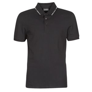 Emporio Armani Polo Shirt Korte Mouw Daouda in het Zwart voor heren