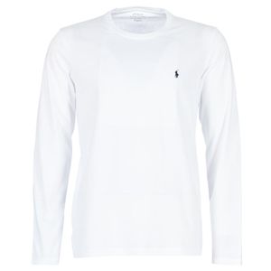 Polo Ralph Lauren T-shirt Lange Mouw L/s Crew-crew-sleep Top in het Wit voor heren
