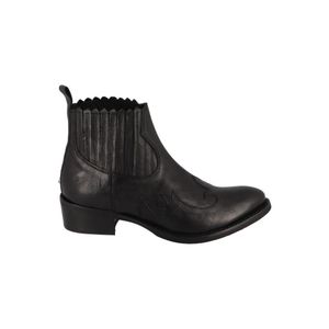 Boots Boots élastiquée Cuir Lisse Semerdjian en coloris Noir