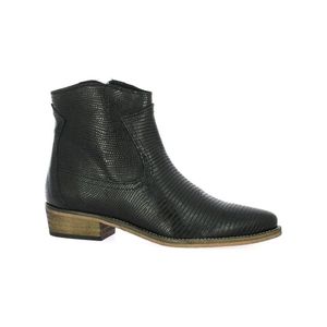 Boots Boots cuir iguane So Send en coloris Noir