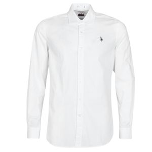 U.S. POLO ASSN. Overhemd Lange Mouw Jaxon Shirt Fc in het Wit voor heren
