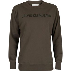 Sweat-shirt institutionnel avec logo Sweat-shirt Calvin Klein pour homme en coloris Vert